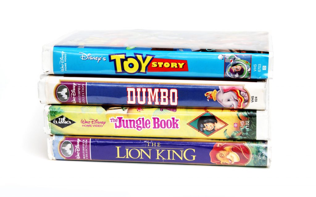 Walt Disney Home Video The Classics VHS 5 Lot Movies
